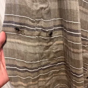 Prana Buenos Dias‎ Striped Sleeveless Button Down Shirt Dress Large Adjustable thumbnail 7
