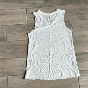 Women's White chip dippin Tank Top thumbnail 4
