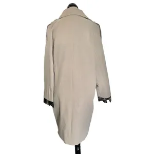 One Nine Eight Six 1986 Womens Trench Coat Sz XL Jacket Minimalist Winter Fall thumbnail 3