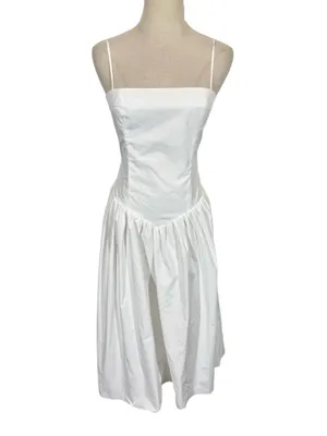 Amanda Uprichard X Revolve Delora Drop Waist Midi Dress- Still Selling thumbnail 5