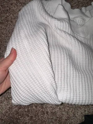 American Eagle Outfitters Off-The-Shoulder Sweater White thumbnail 3