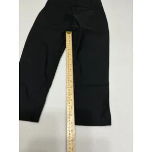 Yilakeni Womens XL XXL Black Lace Pants High Waist 3 Button Straight Leg NWT thumbnail 7