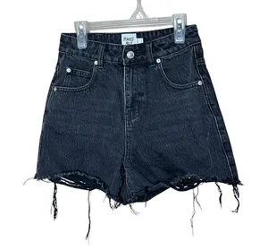 Princess Polly Black High Rise‎ Shorts Size 2 thumbnail 1