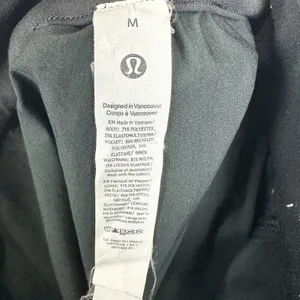 Lululemon Women's Cinchable Waist High-Rise Woven Short 3.5" Size Medium Black thumbnail 5