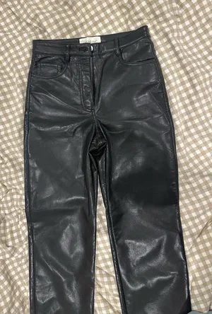 Aritzia Melina Wilfred Pants Leather thumbnail 1