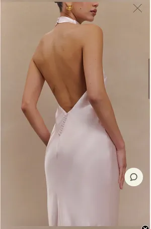 Meshki Blush Pink maxi dress thumbnail 3
