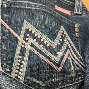 Miss Me Dark Blue cuffed Jeans‎ with Embellished Pockets est 31 thumbnail 8