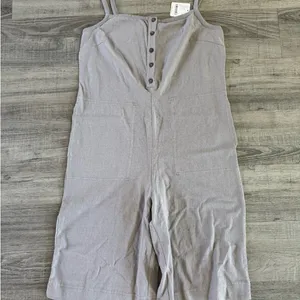 FP Movement by Free People Taro Romper Small NWT Tan thumbnail 2