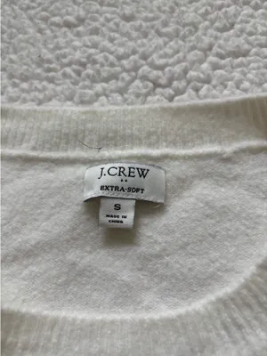J. Crew Colorblock Crewneck Sweater Neutral Earthy Tones Quiet Luxury Knit S thumbnail 4