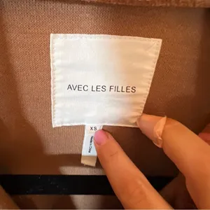 Avec les filles boyfriend shacket cognac size XS thumbnail 3