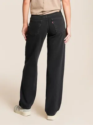 Levi's 94' Baggy Jeans Womens 31x31 Black Mid Rise Loose Straight Leg thumbnail 4