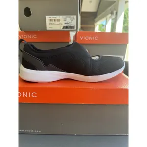 Vionic Sonnet ballet flats hook-and-loop strap Mary Jane Size 8‎ Wide Black thumbnail 3