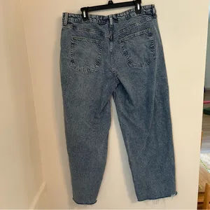 Wild Fable Mid Rise 90s Relaxed Straight Blue Jean EUC Size‎ 12 Women’s Casual thumbnail 6