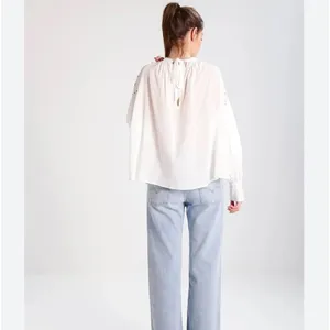 Free People Womens Tops Free People Have It My Way Embroidered Top In Ivory thumbnail 4