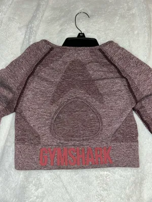 Flex Gymshark Cropped Long Sleeve Crop Top thumbnail 12