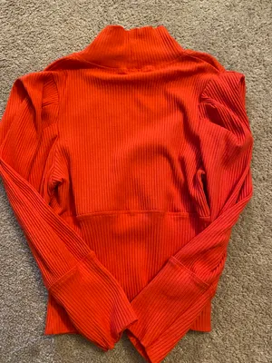 Free People Orange Long Sleeve thumbnail 6