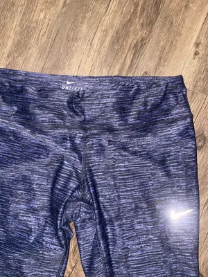 Nike Dri-FIT Blue Athletic Leggings thumbnail 3