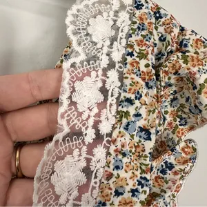 Cupshe Good Chemistry Floral Tie-Back Mini Dress Lace Ruffle Trim XL Spring NWT thumbnail 13