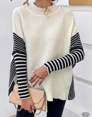 Batwing Sweater Shein  thumbnail 1