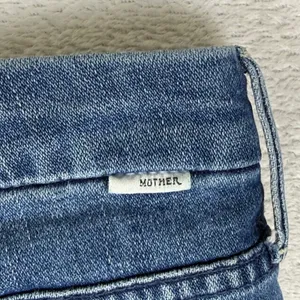 MOTHER The Looker Ankle Fray Skinny Jeans Chain Of‎ Destiny Distressed Size 25 thumbnail 12