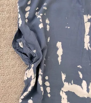 Buenos Ninos Blue & White Tie Dye Boho Wide Leg Jumpsuit thumbnail 6