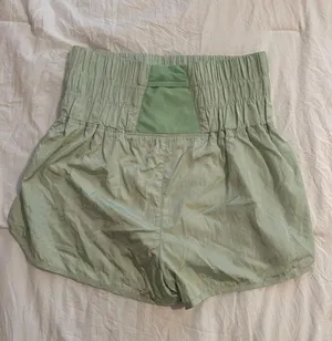Free People Way Home Shorts Light Green thumbnail 2