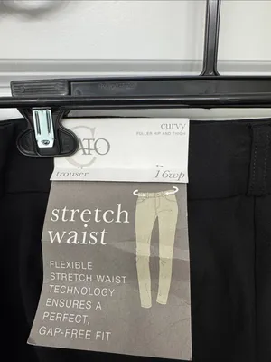 Cato Black Tailored Women's Dress Trousers thumbnail 2