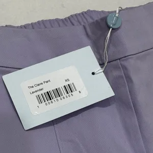 NEW Hill House The Claire Pant Lavender Cropped Trouser Elastic Waist Office‎ XS thumbnail 6