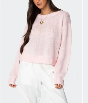 Edikted pink sweater thumbnail 1