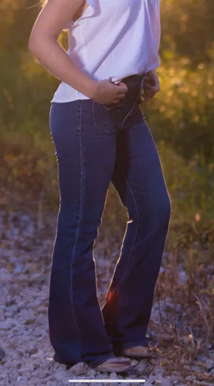 Flared Jeans Blue Size 2 thumbnail 1