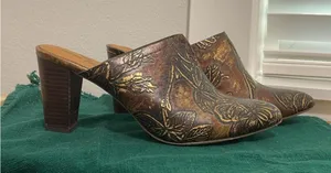 Patricia Nash Mules/clogs Ruffina Bronze Florals thumbnail 2