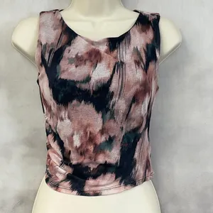 Abercrombie Fitch Abstract Print Top Women XS Urban Grunge Indie Mall‎ Goth thumbnail 12