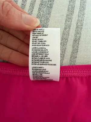 Good American Always Fit Good Waist Bikini Bottom Ballerina Pink Size Large thumbnail 5