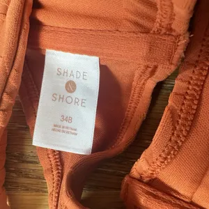 Shade And Shore Bikini Orange, XS Bottoms 34B Top Padded And Underwire thumbnail 6