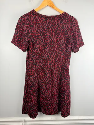 Reformation Neta Dress in French kids black red New size 6 thumbnail 8