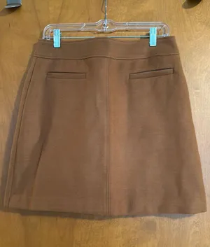 Loft Camel Skirt 6 thumbnail 1