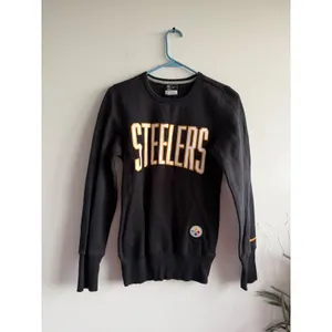 Nike NFL‎ Pittsburgh Steelers Sweatshirt Women XS Black Crewneck Fleece 3622 thumbnail 2