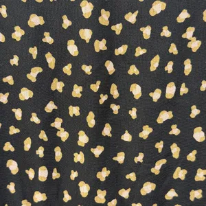 Ott Black Tiered Long Sleeve Blouse – Smudge Dot Print – Size Small thumbnail 9