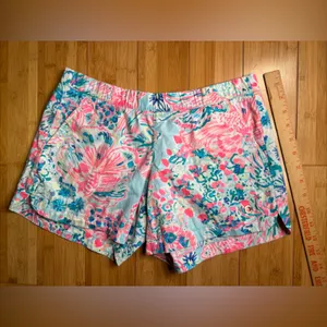 Lilly Pulitzer Womens Casual Shorts Feminine Coastal Vacation Resortwear|Size:XS thumbnail 7
