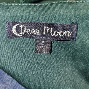 NWT Dear Moon Womens Hunter‎ Green Mini Dress 5 thumbnail 5