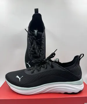 PUMA Sophia EVO Women’s Softride Running Walking Lightweight Sneaker Black Sz 9 thumbnail 1