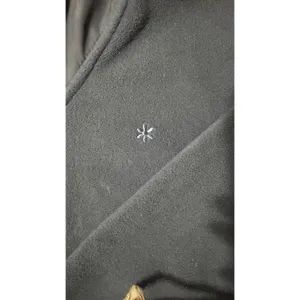 Old Navy Womens XL Black/Grey Full Zip‎ Fleece Jacket Mixed Media Mock Neck thumbnail 3