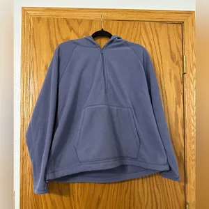 Bass Outdoor Quarter Zip Fleece Women's Hoodie - NWT - Size L thumbnail 2