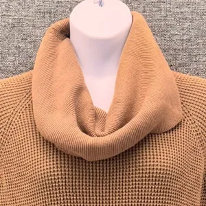 Michael‎ Kors Waffle Knit Thermal Sweater Brown Large thumbnail 2
