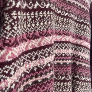 Eddie‎ Bauer Women's Wool Sweater Burgundy Fair Isle Nordic Size M Y2K Preppy thumbnail 3