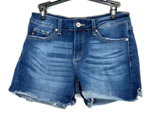 Kancan Size 27 Cutoff Blue Jean Denim Shorts Style KC6111-CLM‎ Cut 38580 thumbnail 1