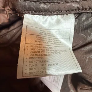 Ariat Womens Brown Quilted‎ Western Equestrian Puffer Vest Size Medium Full Zip thumbnail 7