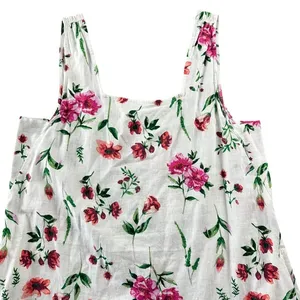 Joie Mini Shift Dress White Floral‎ Linen Blend Sleeveless Small NWT Brunch thumbnail 2