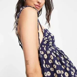 Free People Molly Cami Tunic Top - Size S -‎ Indigo - NWT thumbnail 2