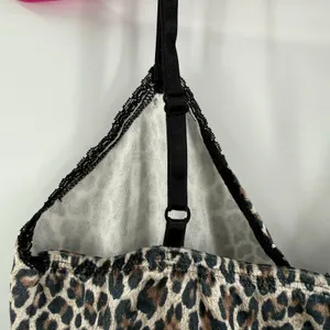 Vintage Tank Women's Large Velvet Animal LipService Sexy Schoolgirl Y2K Babydoll thumbnail 11